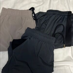 Lot of 3 Stylish Neutral and Dark Shorts Set